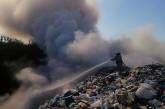 Пожар на свалке в Южноукраинске ликвидирован