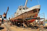 На николаевском заводе ремонтируют противодиверсионный катер ВМС Украины