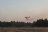 В Херсонской области вторые сутки горит лес: задействованы пожарные самолеты. ВИДЕО
