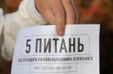 На Зеленского подали в суд за его «пять вопросов»
