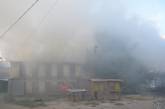 В Николаеве масштабно горела хозпостройка: центр затянуло дымом