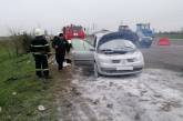 На трассе под Николаевом на ходу загорелся Renault Megane