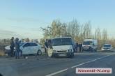 Под Николаевом столкнулись четыре автомобиля — есть пострадавшие