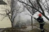 В Николаевской области пожарные два часа тушили горящий дом