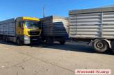 В Николаеве «притерлись» два грузовика «МАН»