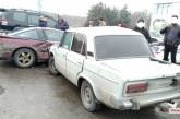 В Николаеве из-за водителя ВАЗа столкнулось 4 машины: одно авто вылетело с дороги. Видео