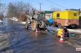 В Николаеве трактор столкнулся с «Фольксвагеном»