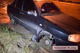 Вечером в Николаеве более десятка автомобилей порвали шины на ул. 2-й Набережной