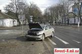 В Николаеве «Шкода» протаранила милицейский автомобиль