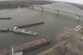 Украинский теплоход «Челябинск» врезался в мост в Венгрии 
