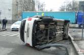 В центре Николаева после столкновения с «Фиатом» перевернулся «Фольксваген»: пострадал водитель