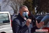 На митинге в Николаеве Сенкевич посоветовал активисту «прикрыть свой рот маской». ВИДЕО