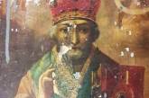 В Очакове на свалке нашли древнюю икону Святого Николая  