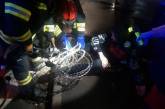 Спасатели помогли киевлянину, который запутался в колючей проволоке