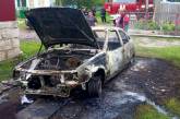 В Николаевской области сгорел Opel Kadett