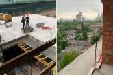 В Киеве на стройке парень сорвался с 13 этажа