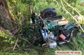 Под Николаевом мотоцикл врезался в дерево: один пассажир погиб, водитель в реанимации