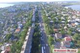 В Николаеве проспект застыл в пробке — видео с высоты   
