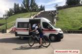 В Николаеве 12-летний велосипедист съехал вниз по лестнице на Набережной — его забрала «скорая»