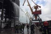 В Николаеве возник пожар на территории морского спецпорта