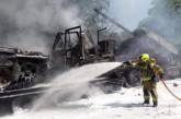 На трассе в Польше после ДТП сгорели танки