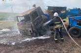 В Николаевской области горел КАМАЗ – пострадал владелец