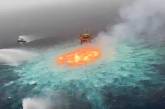 «Огненное око»: в Мексиканском проливе из-за пожара нефтепровода «горела вода» (видео)