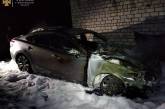 В Николаеве ночью сгорел автомобиль Mazda