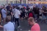 В Киеве после поражения сборной Украины произошла массовая драка (видео)