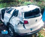 В&nbsp;городе Яремче Ивано-Франковской области произошло смертельное ДТП. Автомобиль "Volkswagen Tiguan", который ехал на закругленном участке дороги, слетел в обрыв