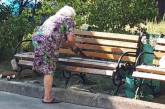 В Киеве бабушка распилила лавочку под домом, чтобы под окнами не шумели