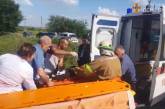 В Днепропетровской области столкнулись Volkswagen и Daewoo: пятеро пострадавших