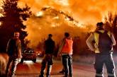 Пожары вспыхнули в Греции: в лесах около 50 очагов возгорания