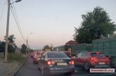 Вечером в воскресенье вновь возникла пробка при въезде в Николаев со стороны Одессы