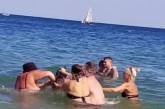 В Одессе на пляже подрались женщины (видео)