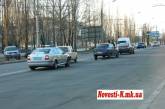 Из-за нарушающей ПДД блондинки в Николаеве столкнулись три автомобиля