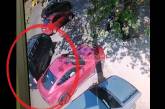 В Николаеве «Фольксваген» повредил припаркованный «Форд Мустанг» (видео)