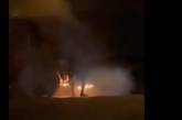 В Варваровке горел грузовик (видео)