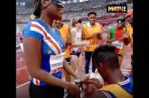 Незрячей легкоатлетке сделали предложение после забега на Паралимпиаде (видео)