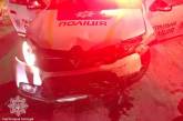 Во Львове пьяный водитель протаранил автомобиль полиции