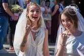 В Харькове две представительницы ЛГБТ устроили свадьбу (видео)