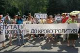 Активисты «Нашего города» пикетировали сессию горсовета