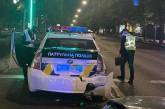 В Киеве пьяный водитель влетел в полицейское авто и травмировал патрульных