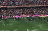 Во Франции футбольные фанаты вырвались на поле и устроили драку на трибунах (видео)