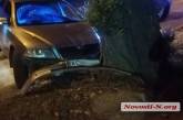 Ночью в Николаеве «Шкода» врезалась в дерево: водитель госпитализирован
