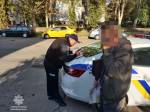 В Николаеве полицейские оштрафовали водителей маршруток, которые проехали на запрещающий сигнал светофора