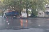 В Николаеве возле университета «Рено» врезался сразу в два дерева (видео)