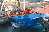 В черноморском порту судно врезалось в причал (фото)