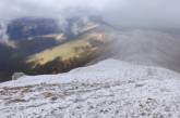 В Карпатах выпал снег и похолодало до -6º