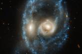 Обсерватория запечатлела слившуюся пару галактик